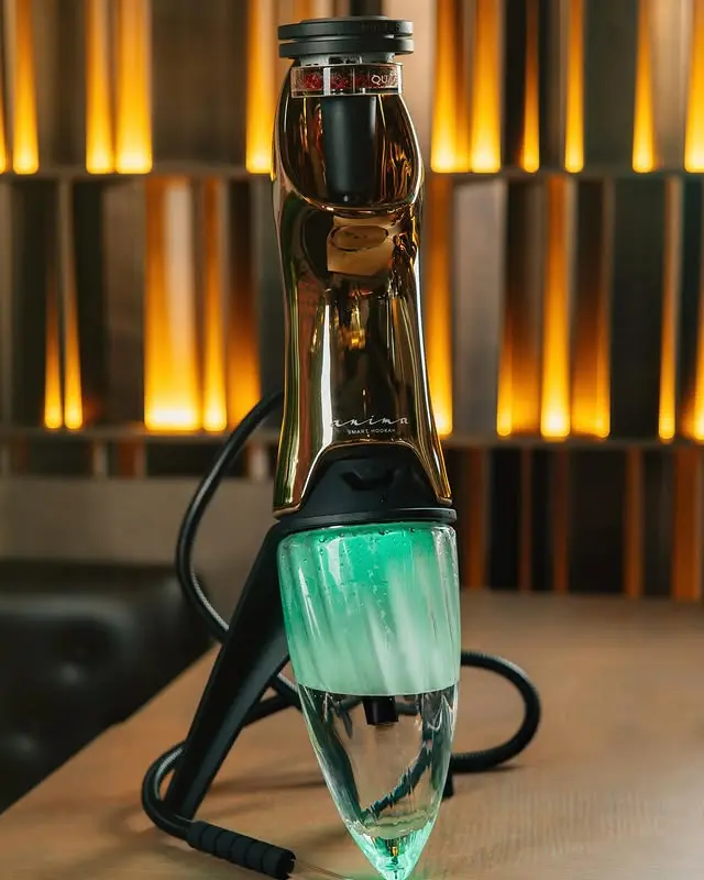 Evening shisha lounge atmosphere at Savour